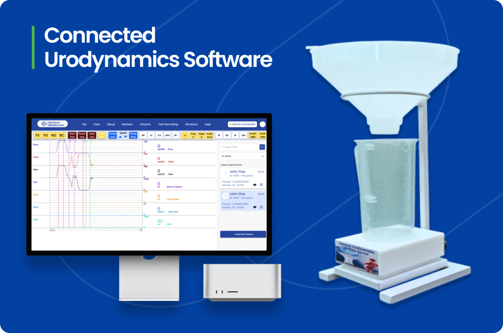 Santron Meditronic software screen